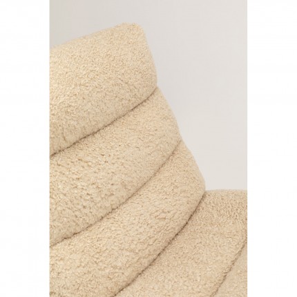 Fauteuil Tilda relax bouclé Kare Design