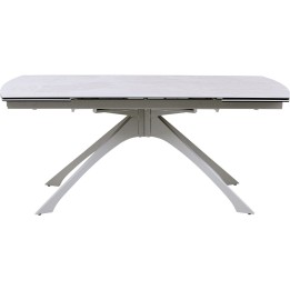 Table à rallonges Lana greige 180(40+40)x90cm
