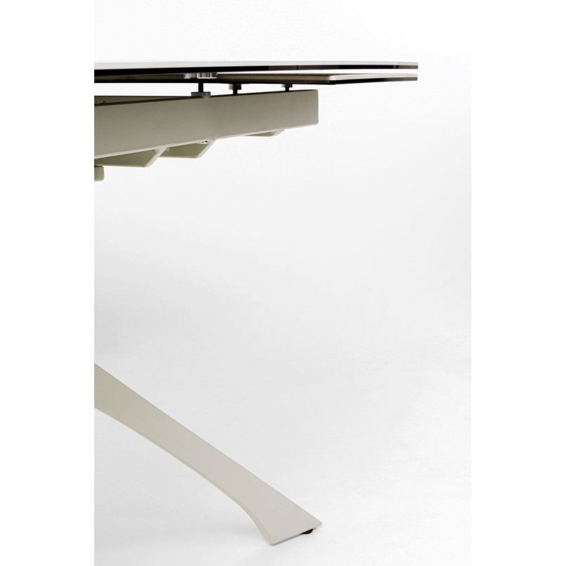 Table à rallonges Lana greige 180(40+40)x90cm