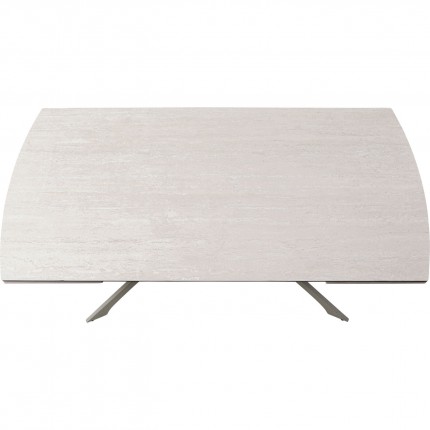 Uitschuifbare eettafel Lana 260x90cm beige Kare Design