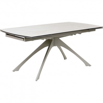Uitschuifbare eettafel Lana 260x90cm beige Kare Design