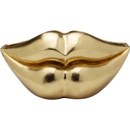 Flower Pot Lips Gold 30cm
