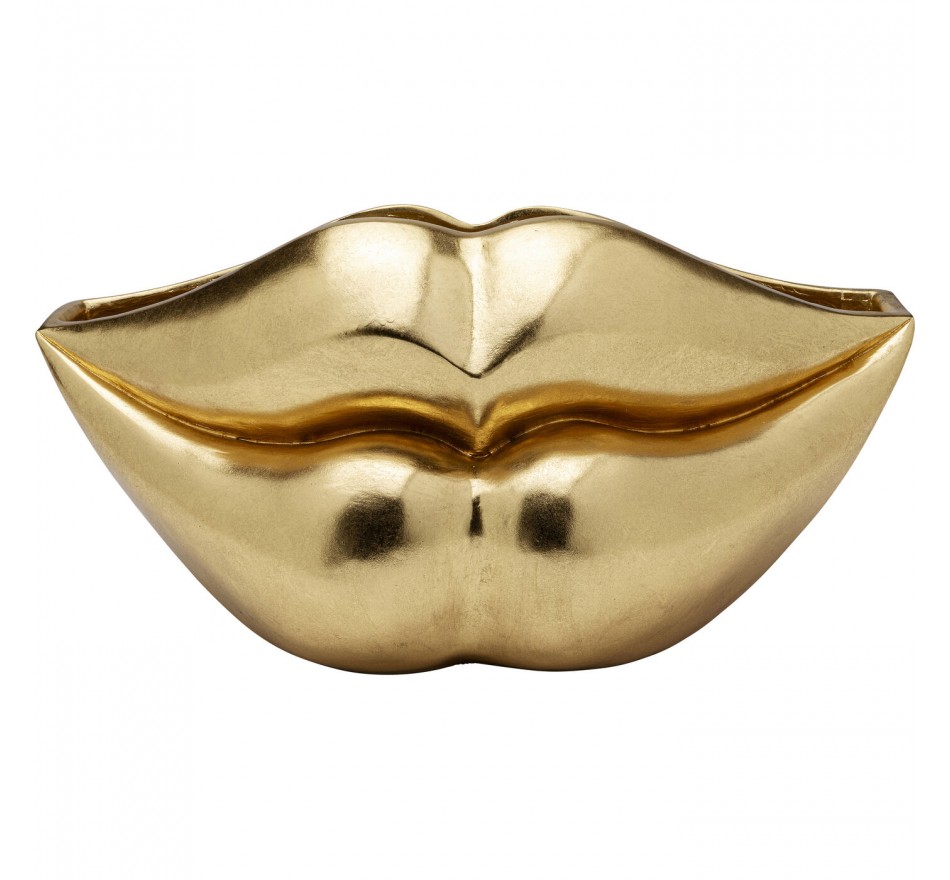 Vase Lips gold Kare Design