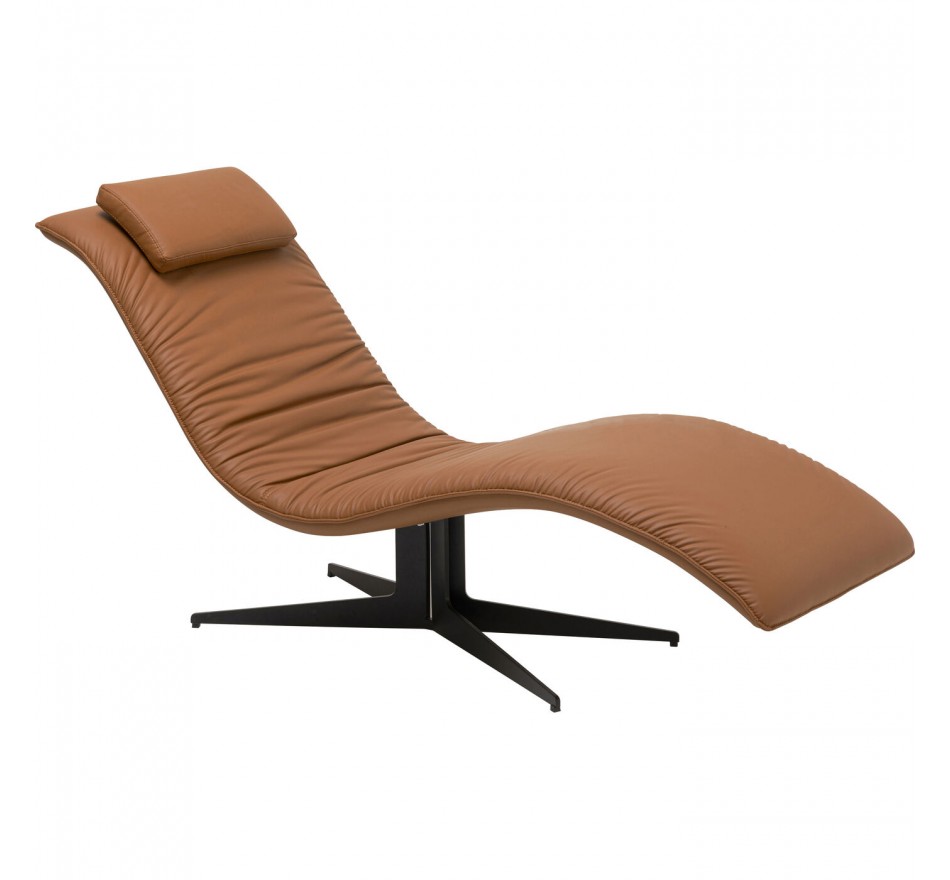 Ligstoel Bonnie bruin Kare Design