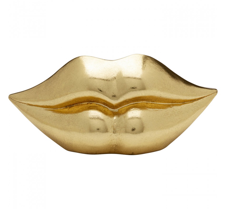 Money Box lips gold Kare Design