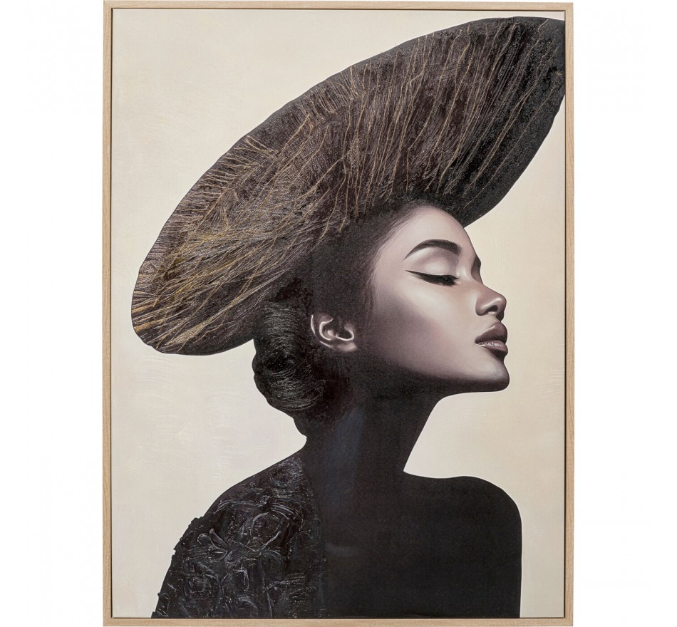 Framed Picture Aesthetic woman right 90x120cm Kare Design