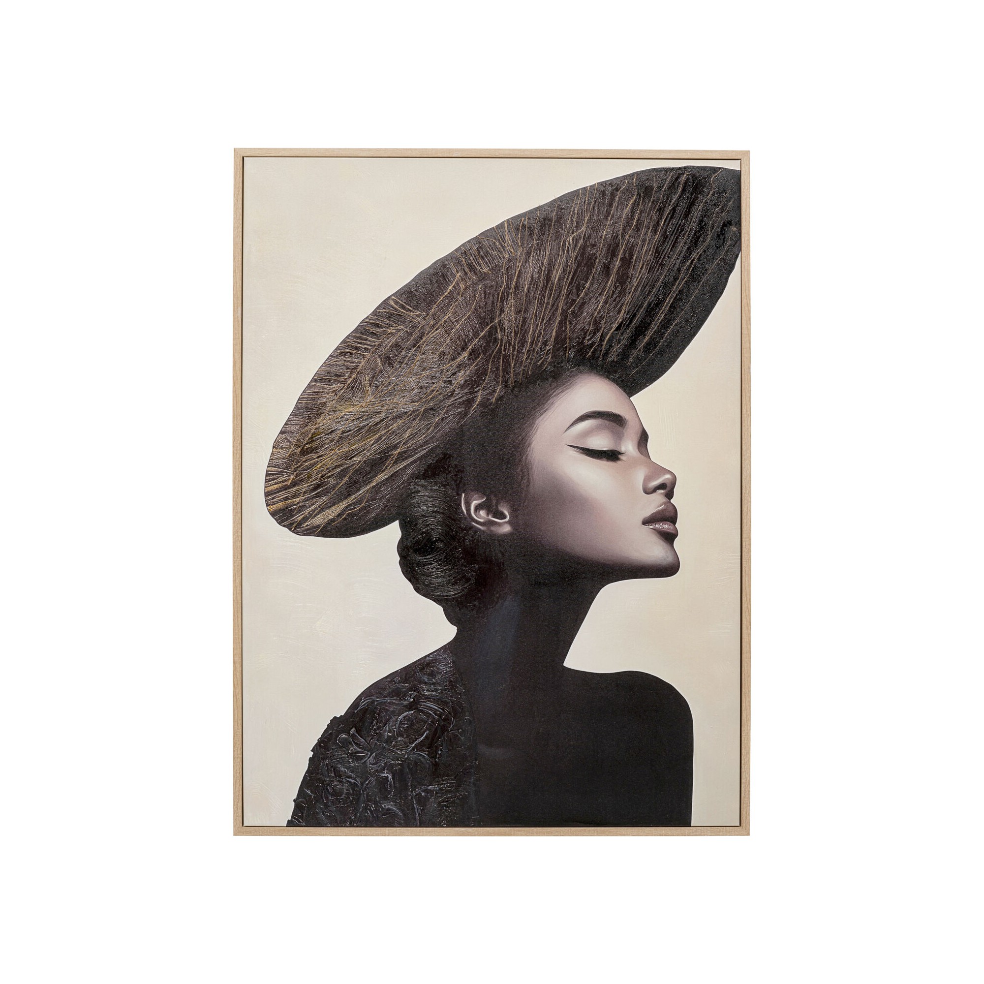 Framed Picture Aesthetic woman right 90x120cm Kare Design