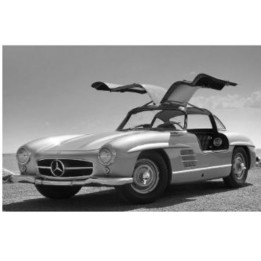 Tableau en verre voiture de profil - Kare Design