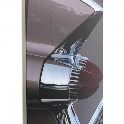 Glass Picture car rear lights 80x120cm Kare Design