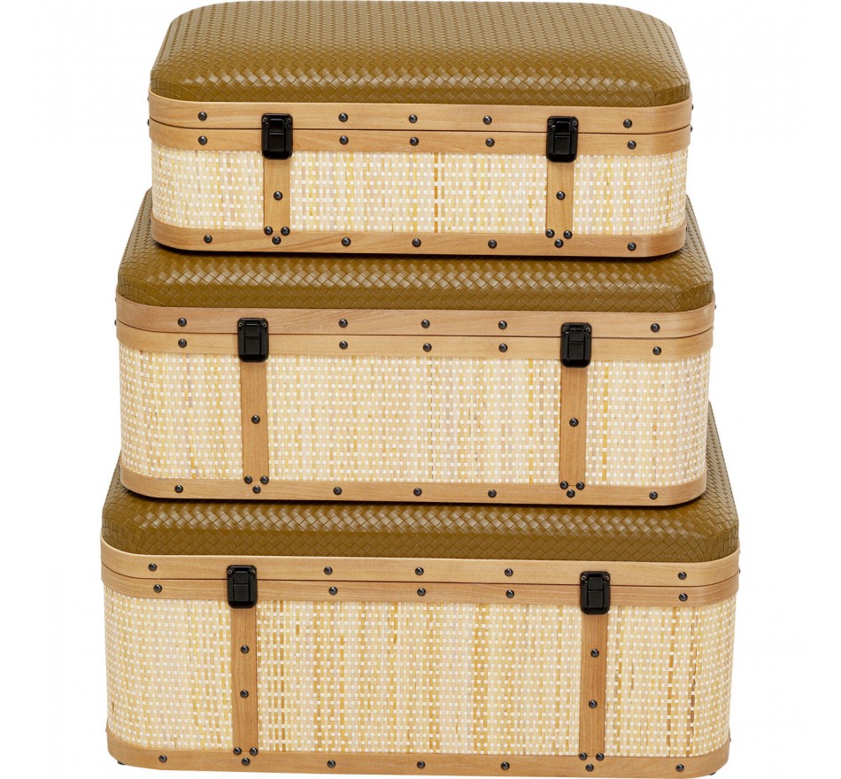 Koffers Viaggo (3/Set) Kare Design