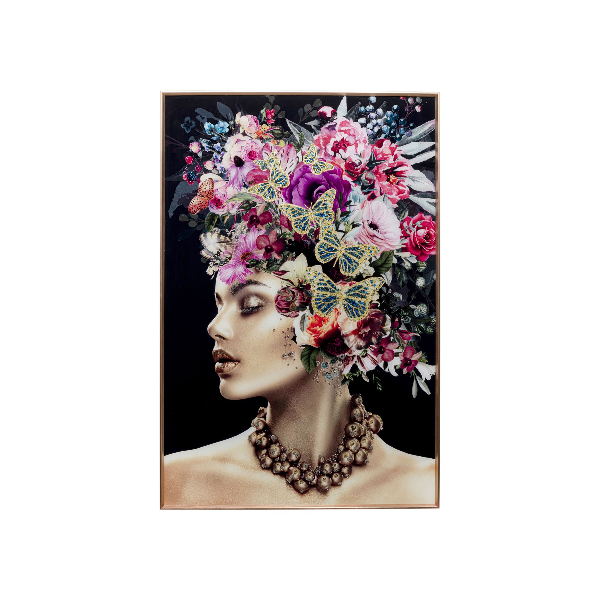 Tableau encadré Muse Glamour 80x120cm