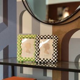 Cadre photo carrés noirs et blancs - Checker - Kare Design