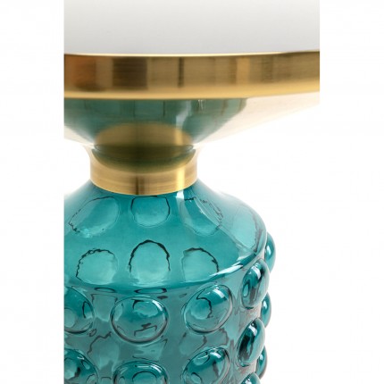 Bijzettafel Lola Ø50cm blauw Kare Design