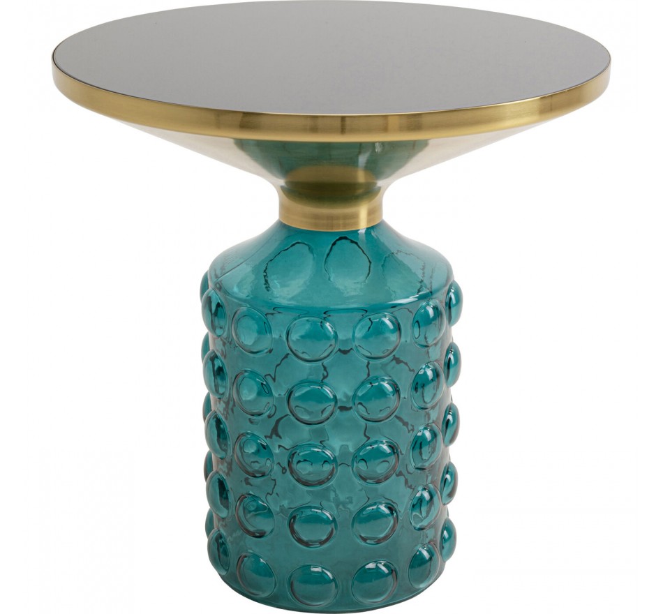 Bijzettafel Lola Ø50cm blauw Kare Design