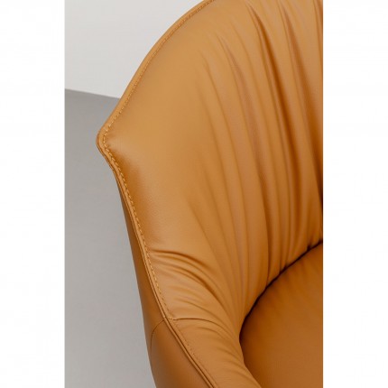 Draaifauteuil Bonnie bruin Kare Design