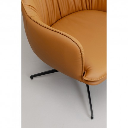 Swivel Armchair Bonnie brown Kare Design