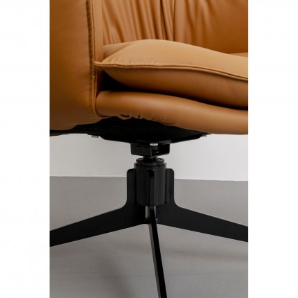 Swivel Armchair Bonnie brown Kare Design