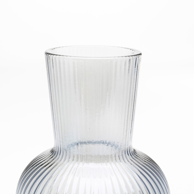 Ribbed glass carafe - Tango - Kare Design