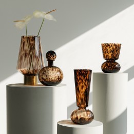 Vase en verre marron - Caramel - Kare Design