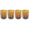 Verres à eau en verre marron - Caramel - Kare Design
