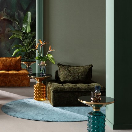 Bijzettafel Lola Ø50cm geel Kare Design