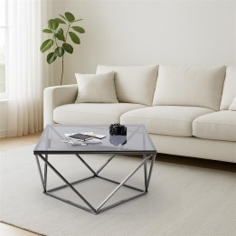 Coffee Table Cristallo 80x80cm graphite Kare Design