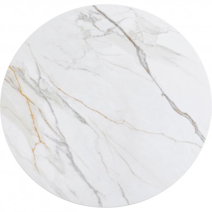 Eettafel Invitation Ø120cm keramiek zwart Kare Design