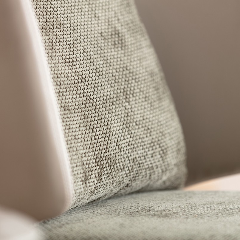 Fauteuil pivotant vert et beige - Josh - Kare Design
