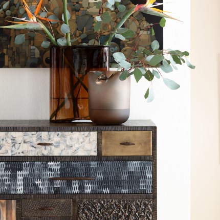 Vase Grazioso brown 32cm Kare Design