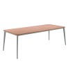 Table de jardin en aluminium et teck - Jack - Kare Design