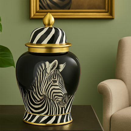 Opberger zebra 38cm Kare Design