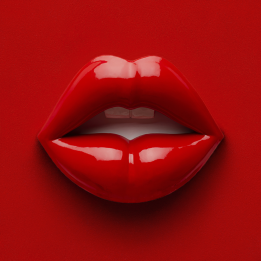 Red lips wall decor - Kare Design