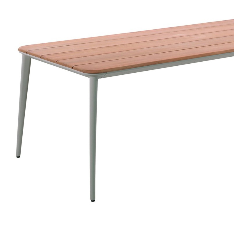 Table de jardin en aluminium et teck - Jack - Kare Design