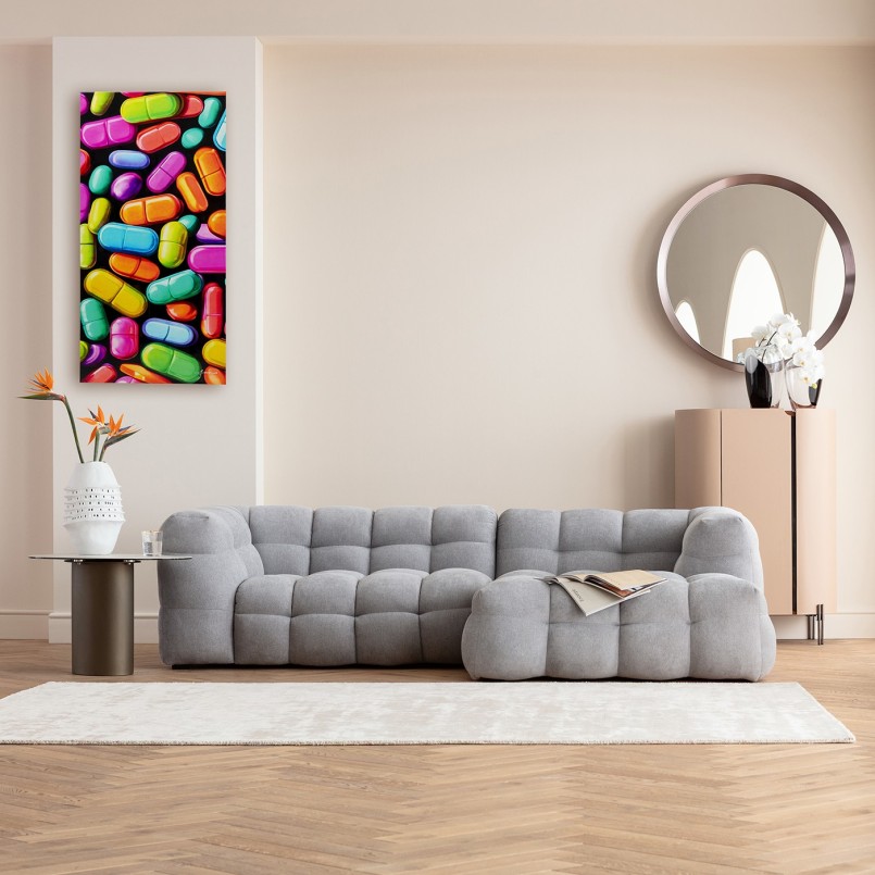 Tableau pilules multicolores - Pastilla - Kare Design
