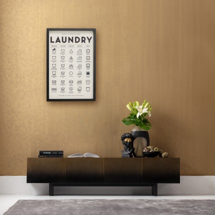Framed Picture Laundry 41x61cm Kare Design