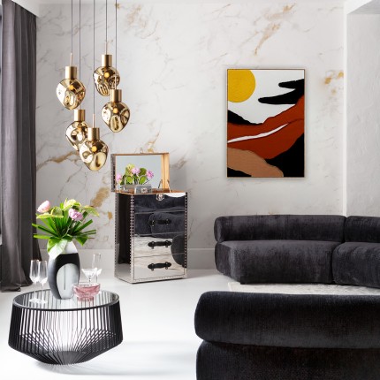 Schilderij 3D Artistic Sunrise 73x113cm Kare Design