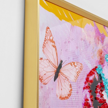 Schilderij La Viva Mexico 100x100cm Kare Design