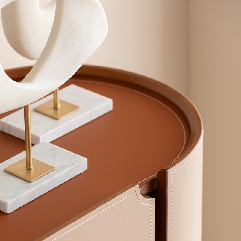 Buffet haut en simili cuir - Tango - Kare Design