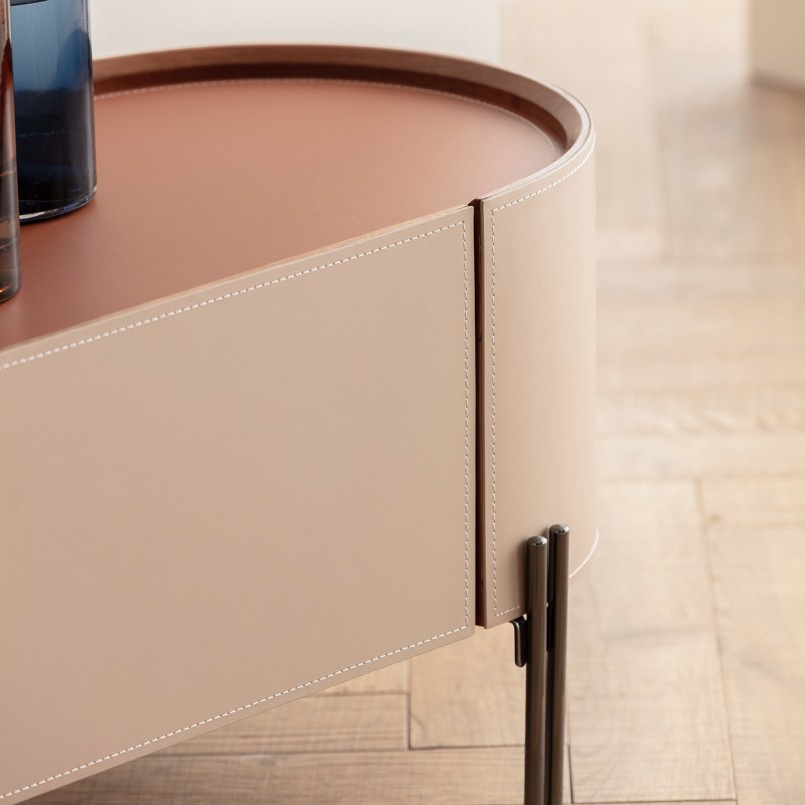 Meuble TV en simili cuir - Tango - Kare Design
