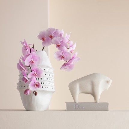 Vaas anemoon 39cm wit Kare Design