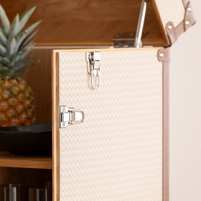 Beige geweven imitatie kist - Venezia - Kare Design