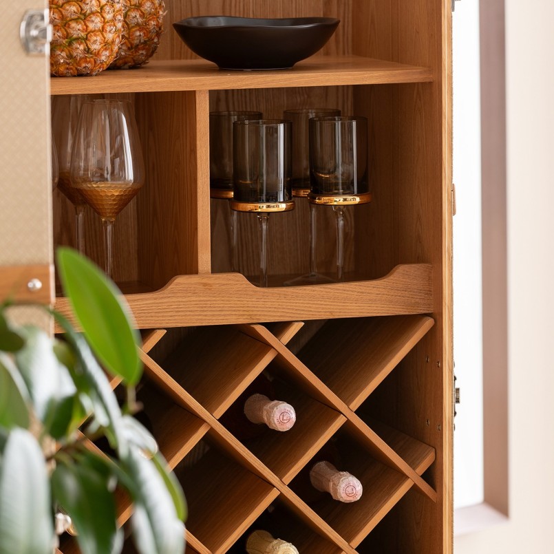 Beige geweven imitatie kist - Venezia - Kare Design
