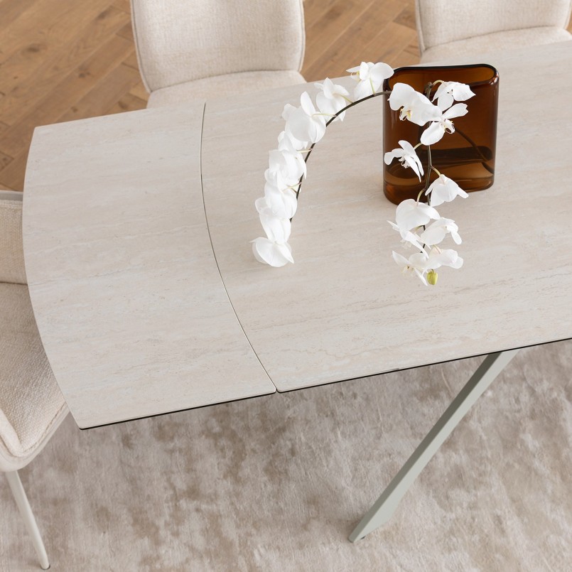 Bruin glazen vaas - Grazioso - Kare Design