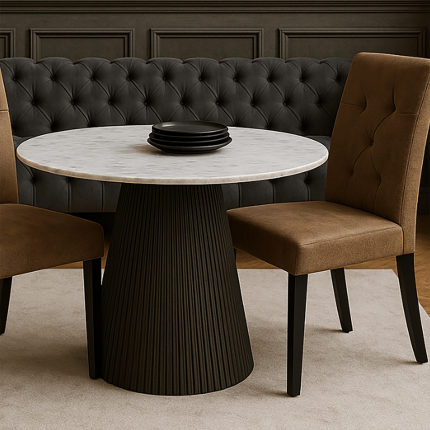 Eettafel Glenn Ø115cm Kare Design