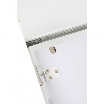 Uitschuifbare eettafel Benvenuto ovaal wit glossy Kare Design