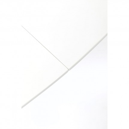 Uitschuifbare eettafel Benvenuto ovaal wit glossy Kare Design