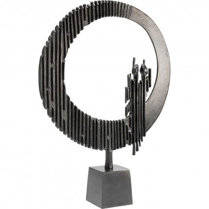 Deco Circle Watch XL 68cm black Kare Design