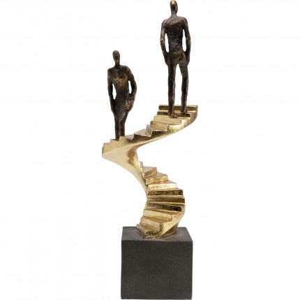 Déco escalier doré duo Kare Design