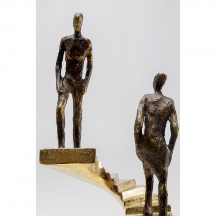 Woonaccessoires gouden trap duo Kare Design