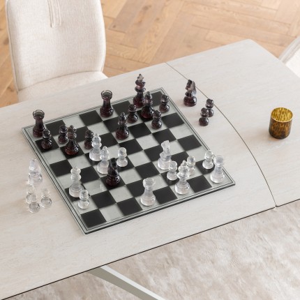 Uitschuifbare eettafel Lana 260x90cm beige Kare Design